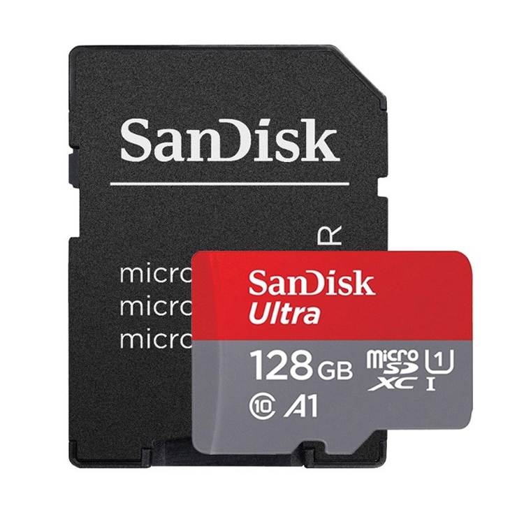 Thẻ Nhớ microSD SanDisk Ultra A1 128GB - 100MB/s - Hàng Nhập Khẩu