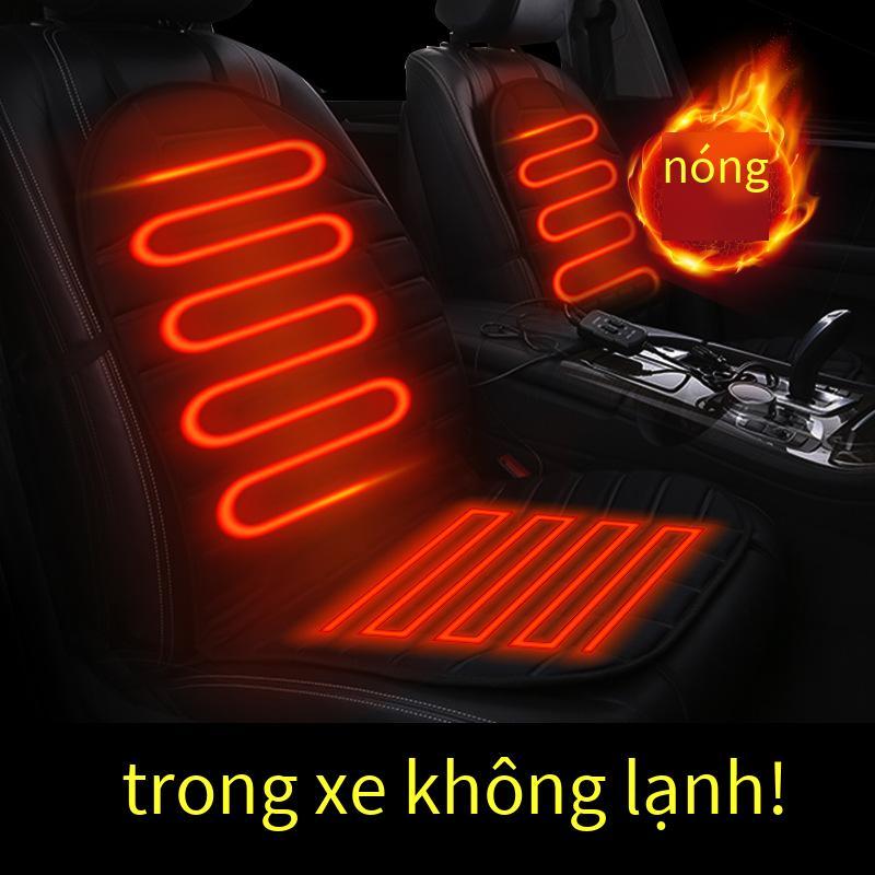 Đảm bảo chất lượng nguồn hàng Đệm sưởi ô tô 12V hàng ghế trước ô tô điện sưởi ghế đệm bọc đệm sưởi tựa lưng