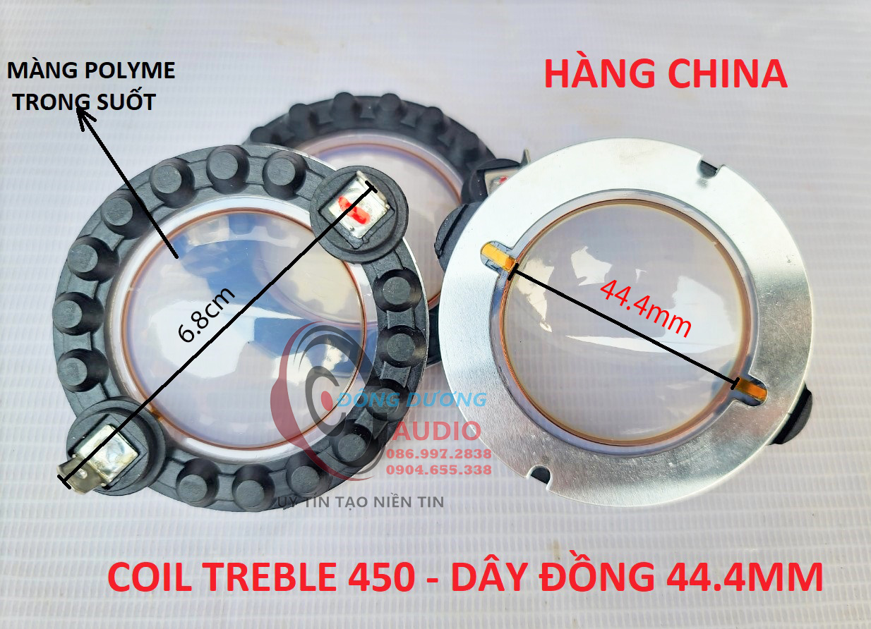 CÔN TRÉP 450 - MÀNG POLYME TRONG SUỐT - COIL TREBLE 450