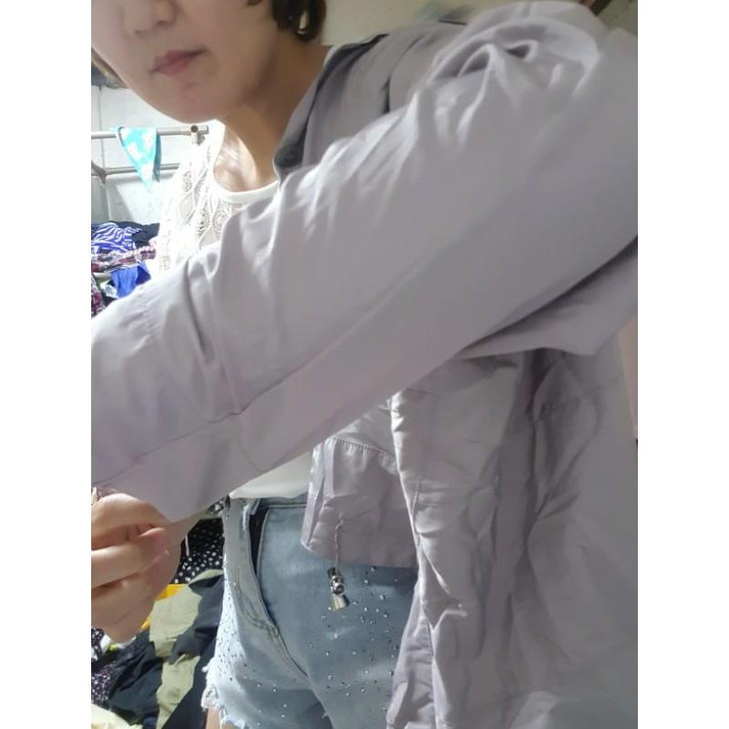 Măng tô tím môn size m l
