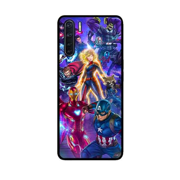 Ốp Lưng in cho Oppo A91 Mẫu Biệt Đội Anh Hùng̣ - Hàng Chính Hãng