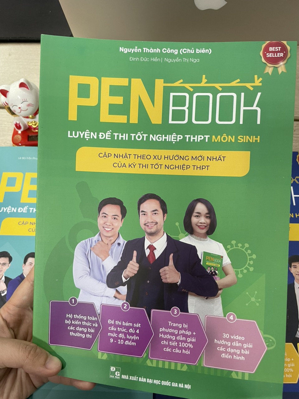 Combo khối B- PENBOOK Luyện đề thi Tốt nghiệp THPT- Bộ 3 môn Toán, Hóa, Sinh