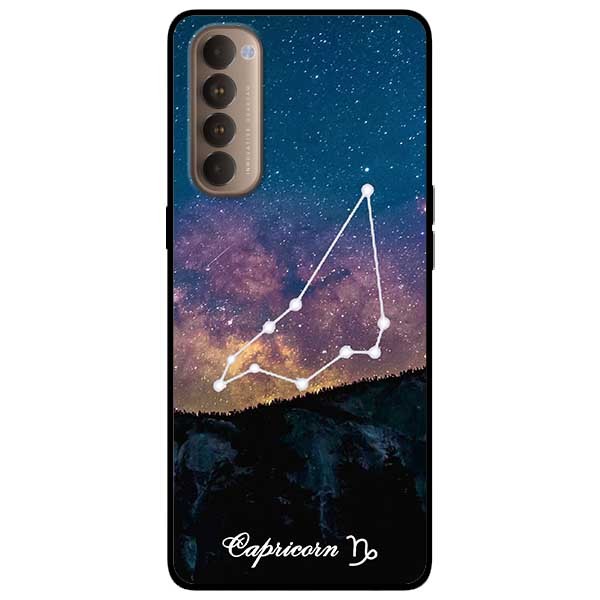 Ốp lưng dành cho Oppo Reno 4 Pro mẫu Cung Hoàng Đạo - Capricorn
