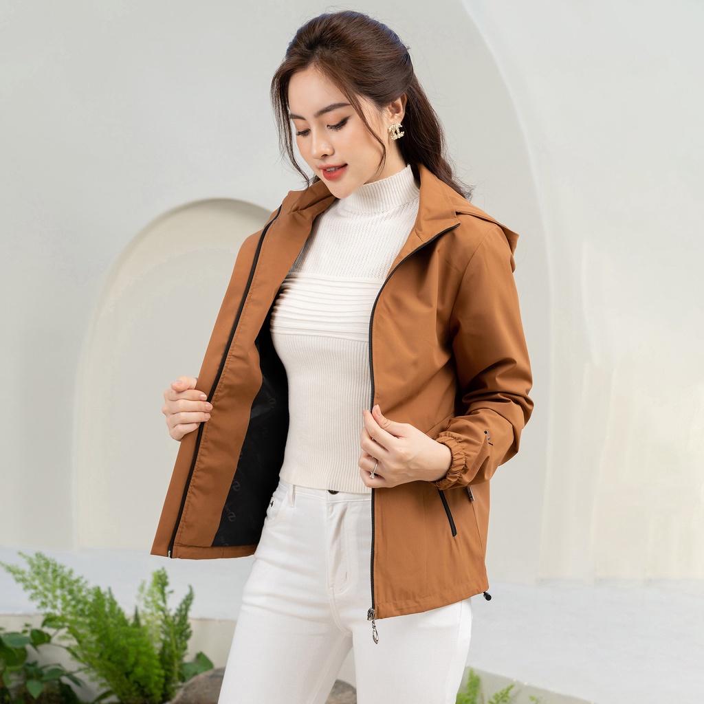 Áo Khoác Gió Nữ Cao Cấp 3 Túi Thuê Tay UK FASHION Chất Liệu Nhập Hàn Không Nhăn, Chống Gió Tuyệt Đối NKAK2209001