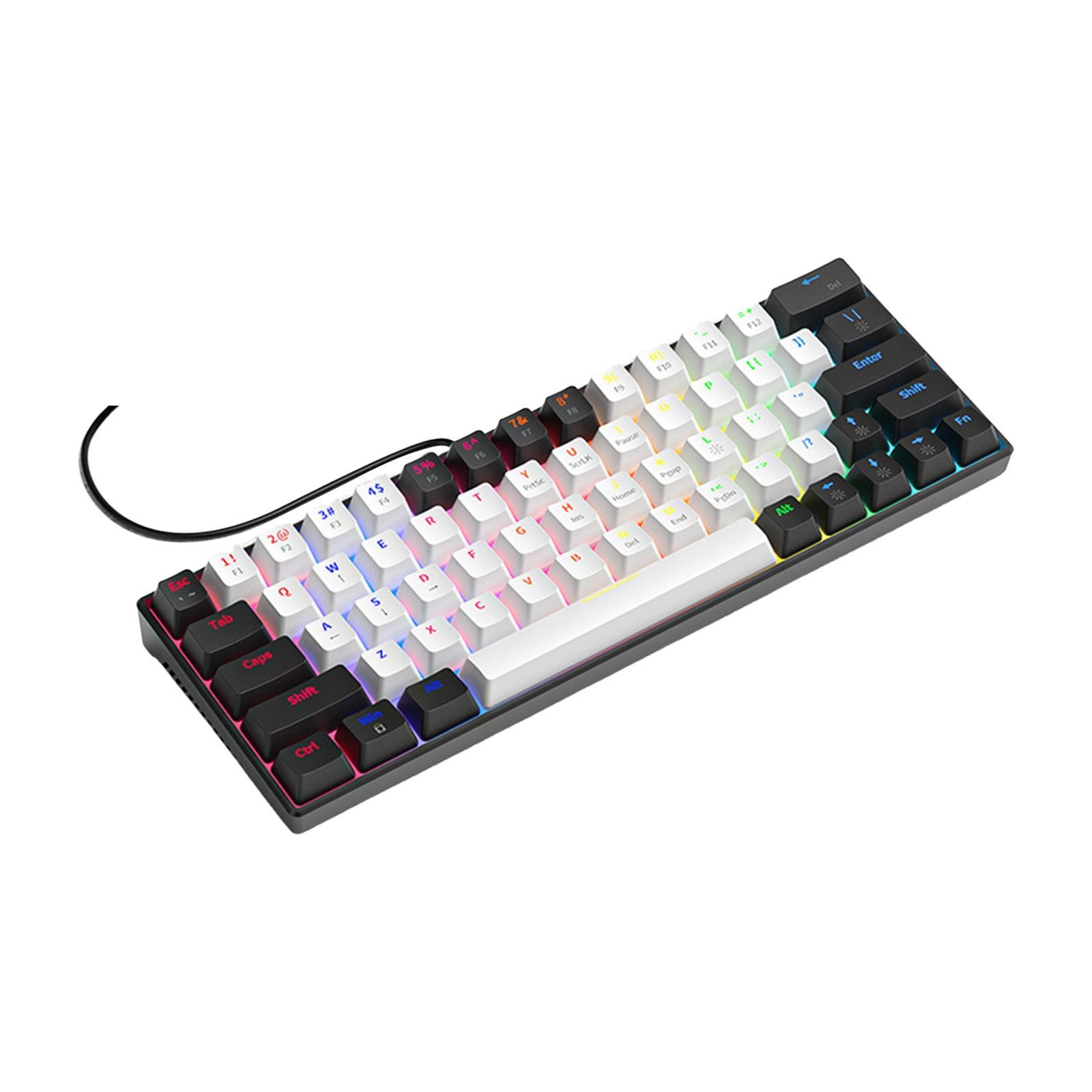 Wired Mechanical Keyboard Hot Swap Keyboard USB Computer Keyboard