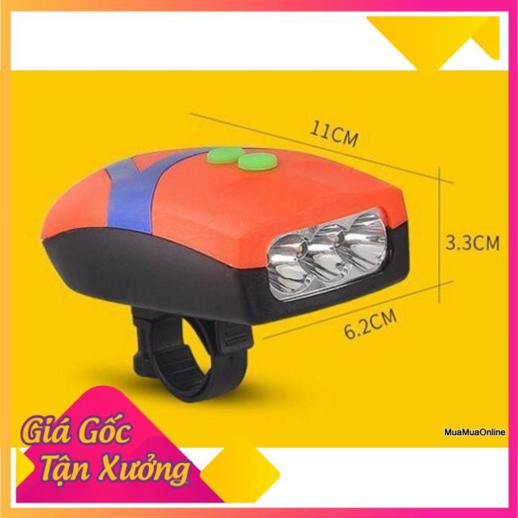 Đèn Chiếu Sáng Kiêm Còi Dành Cho Xe Đạp  TP'S