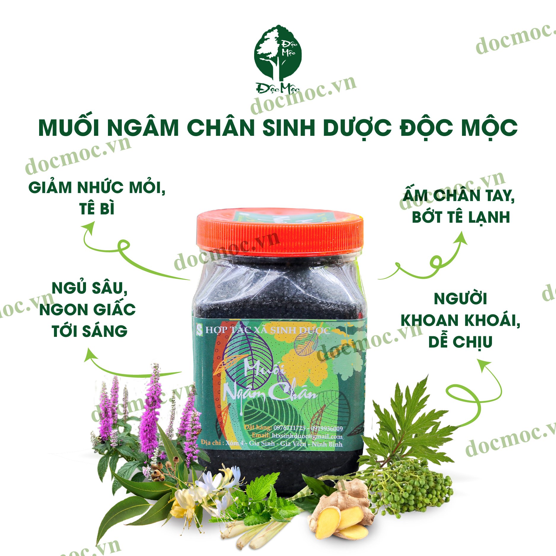 Muối Ngâm Chân Sinh Dược Giảm Đau Nhức, Giảm Tê Bì, Giúp Ngủ Ngon, Thư Giãn 450g