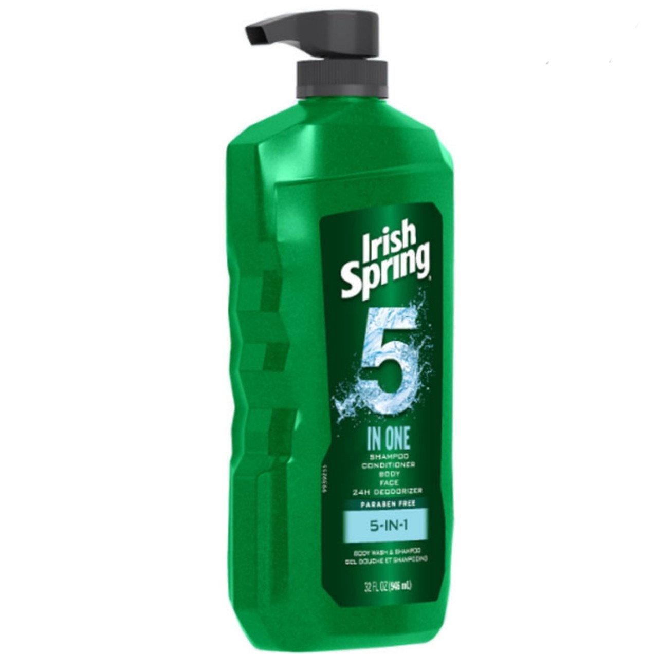 Sữa tắm gội toàn thân cho nam Irish Spring 5in1 946ml