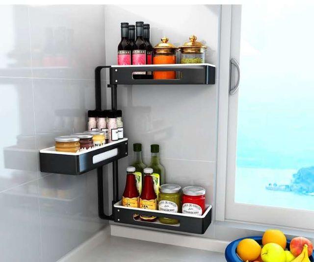Kệ xoay cao cấp nhôm sơn tĩnh điện cao cấp 3 tầng