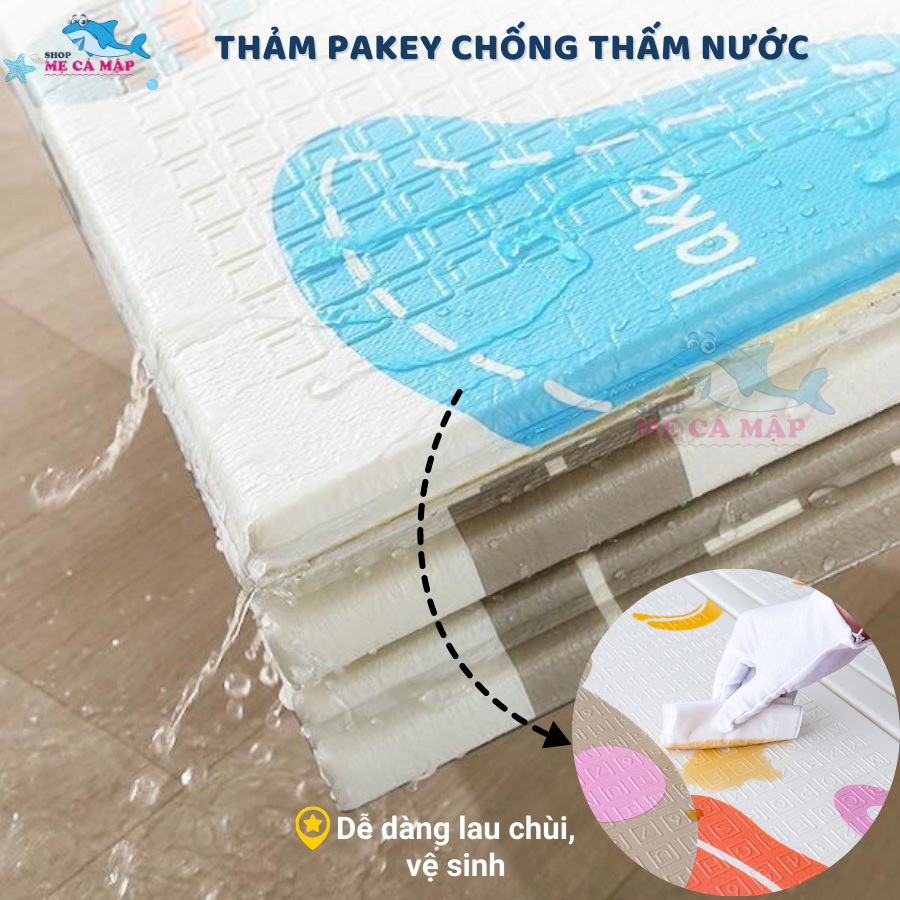 Thảm Gấp Gọn XPE Dày 2cm - Thảm Cho Bé Kèm Túi Đựng Tiện Lợi - Bảo Hành 1 Năm