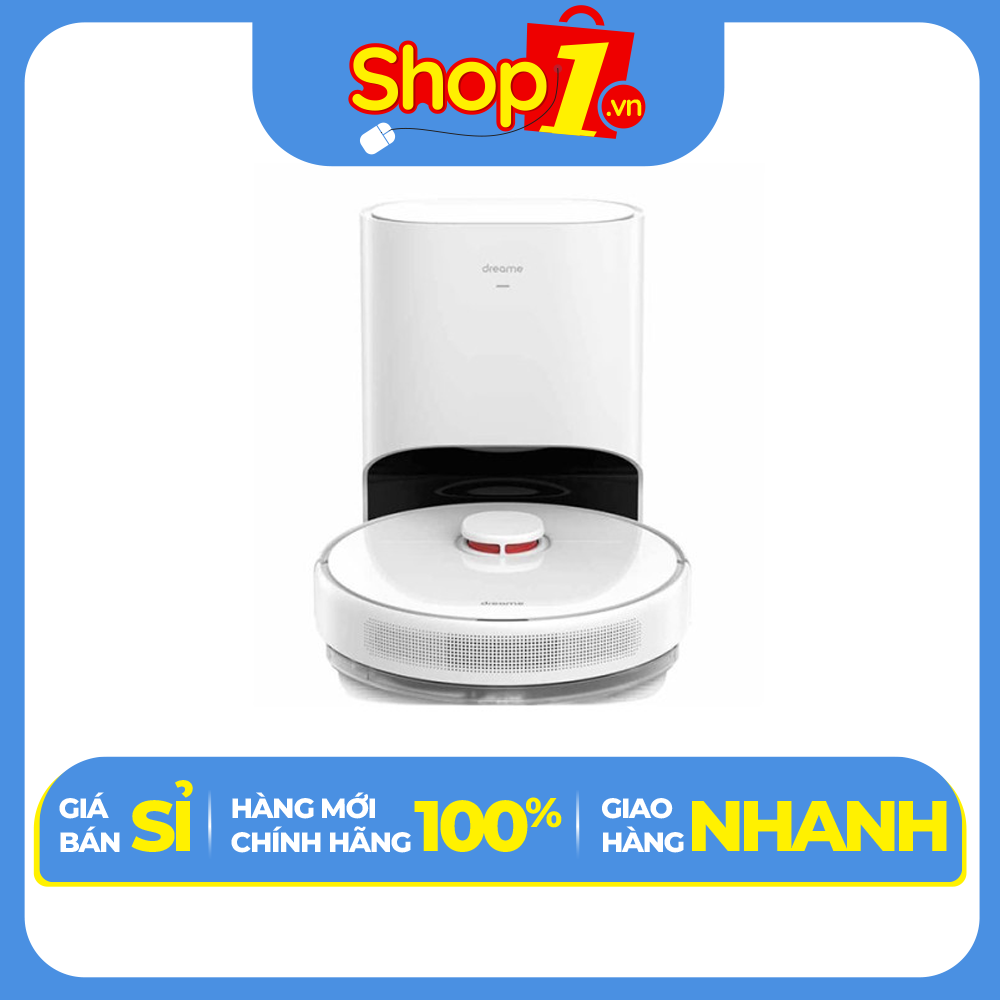 Robot Hút Bụi Lau Nhà XIAOMI DREAME D10 PLUS, Thuật Toán Thông Minh Tối Ưu Quãng Đường, Cảm Biến Chống Rơi Rớt, Diện Tích Hoạt Động 250m2 Công Suất 40W, Lực Hút 4000 Pa - Hàng Chính Hãng