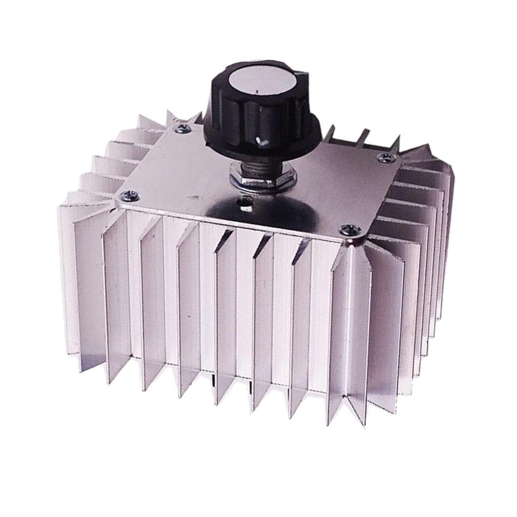 AC 220V 5000W SCR Điện Áp Điều Khiển Tốc Độ Mờ Dimmers Bình Giữ Nhiệt