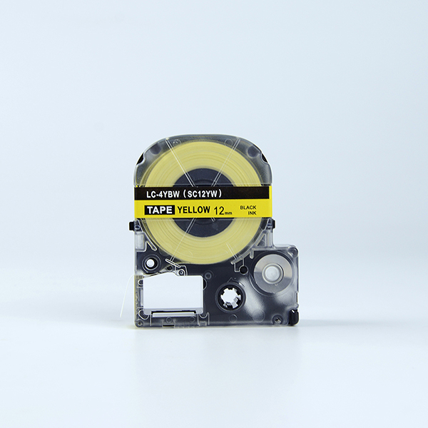 Tape nhãn in tương thích SC12YW dùng cho máy in nhãn KingJim SR & EPSON LW