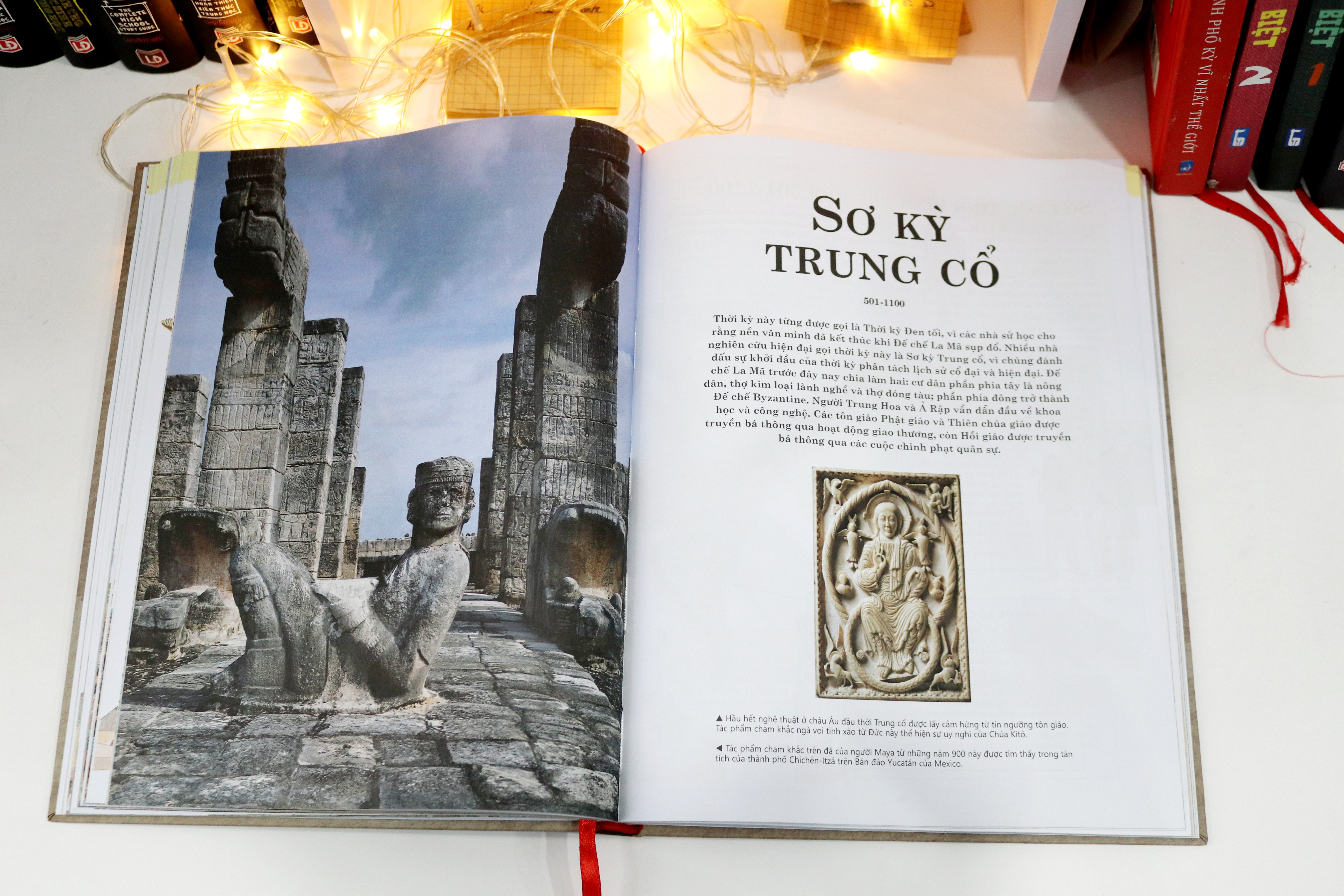 Sách - Bách Khoa Toàn Thư Lịch Sử ( History Encyclopedia Tập 1, Tập 2) Kiến Thức Lịch Sử Qua Từng Thời Kỳ Từ Thế Giới Cổ Đại Đến Thời Kỳ Hiện Đại ( Bộ 2 cuốn )