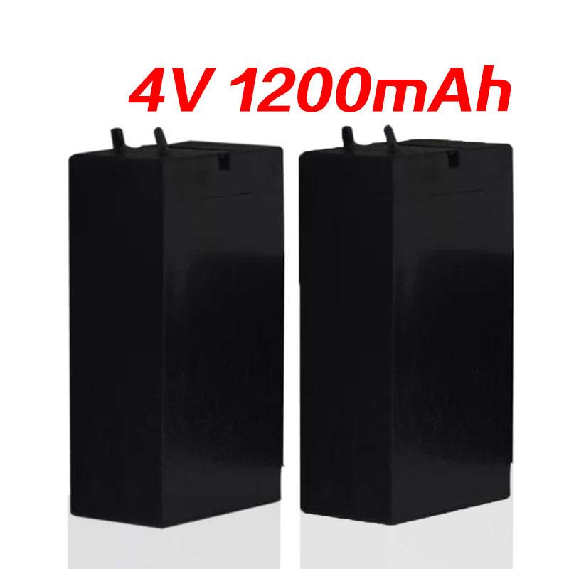 Axit chì 4V 1200mAh Pin lưu trữ Muỗi Bat Pin Đèn LED Đèn pha Đèn pin có thể sạc lại Capaci cao Màu sắc: 1 cái