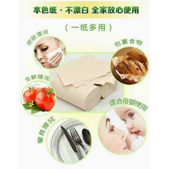 36 CUỘN GIẤY GẤU TRÚC/ GIẤY VỆ SINH/ GIẤY CUỘN BAIHOU |