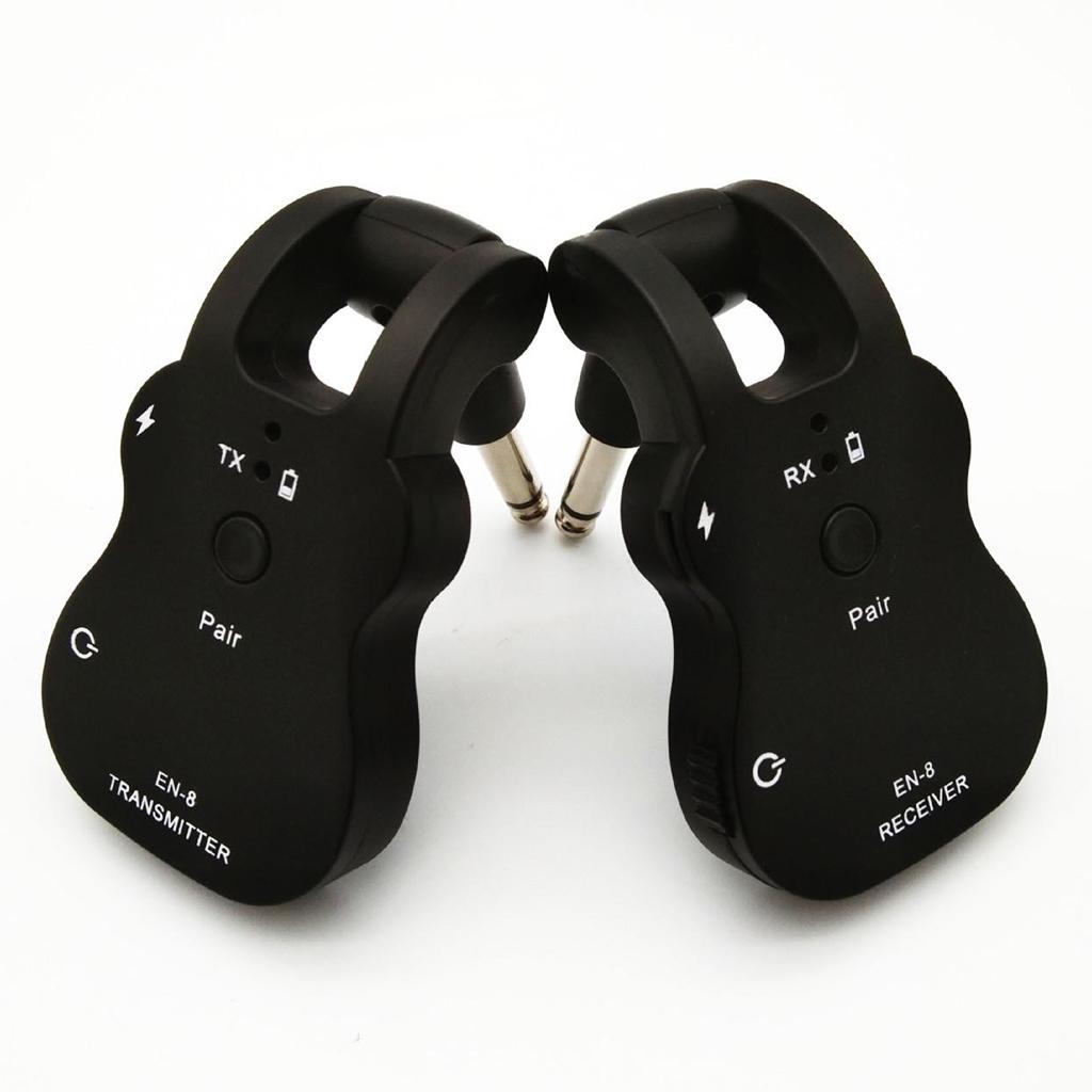 2.4G Guitar Wireless System Transmitter Receiver 30m Transmission Range 20-20khz