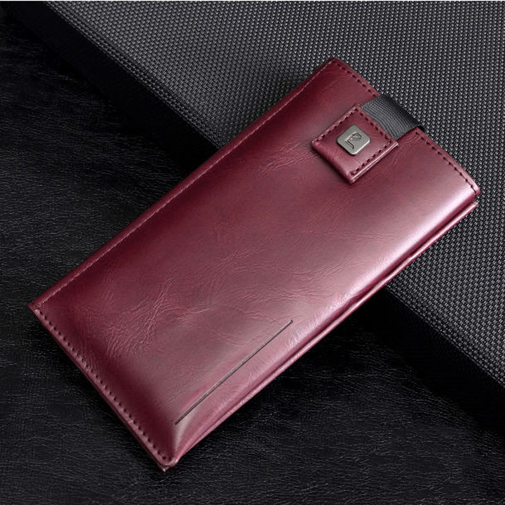 Bao da dây rút kiêm ví cho điện thoại từ 4-5.5inch - DT23A
