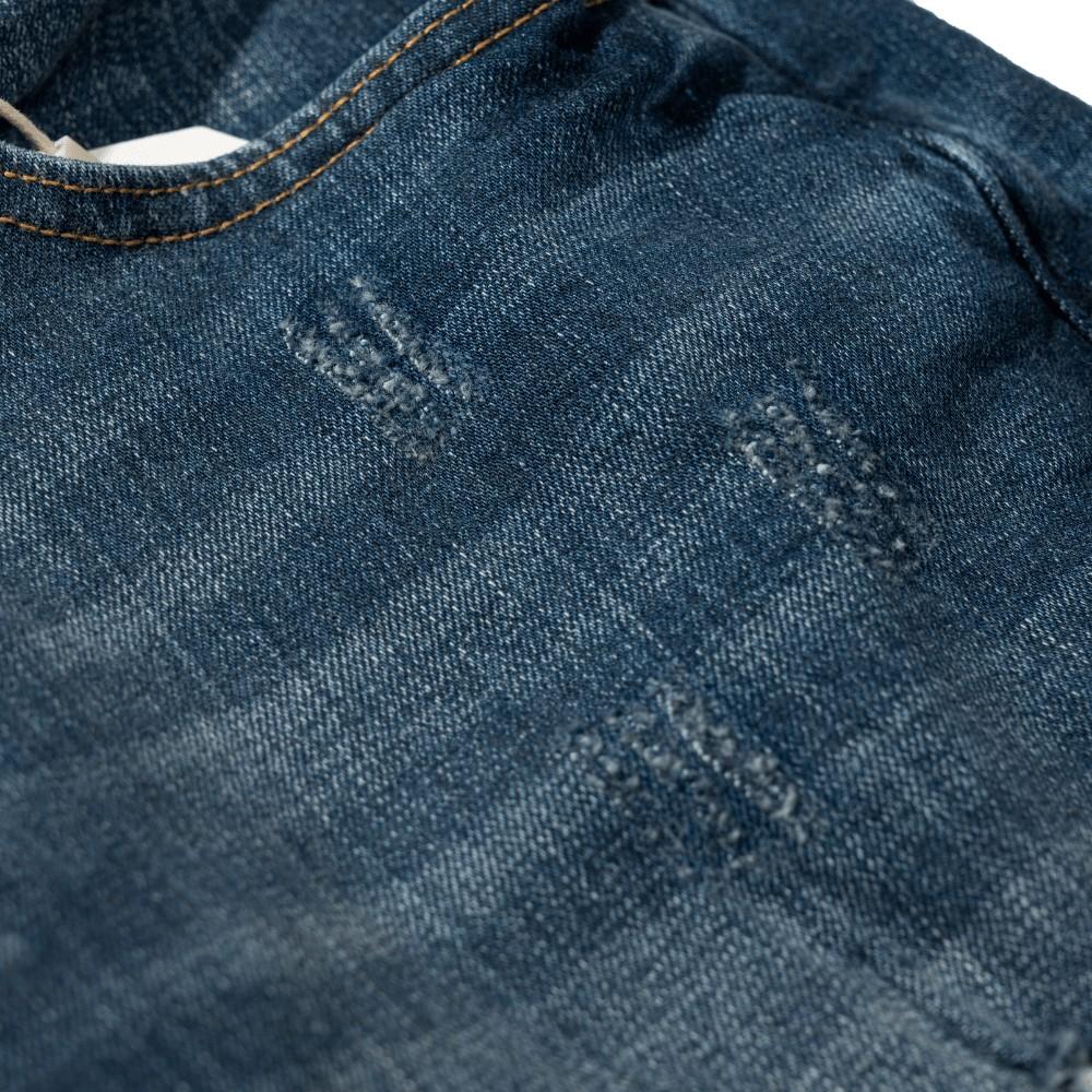 Quần short jean nam xanh rách MRC 19117-SN chất cotton cao cấp, form ôm vừa vặn, tôn dáng, trẻ trung - CUONG STORE
