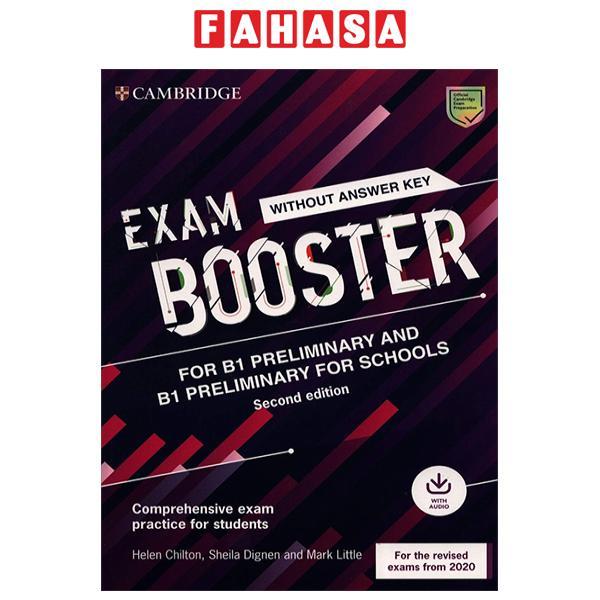 Sách ngoại văn: Exam Booster - For B1 Preliminary And B1 Preliminary For Schools Without Answer Key With Audio For The Revised 2020 Exams