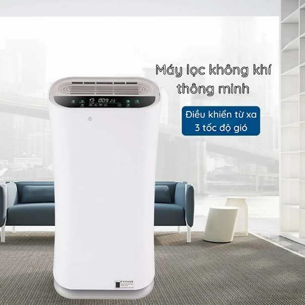 Cao cấp - Máy lọc không khí UTECH AIR loại bỏ bụi li ti trong phòng