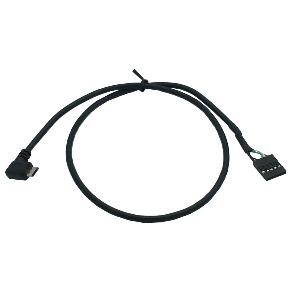 Micro USB Male to Female Motherboard Header Cable Adapter Interconnects