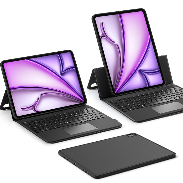 Bao da kèm bàn phím dành cho iPd Air/Pro 2024 ESR Ascend Keyboard màu đen - Hàng chính hãng