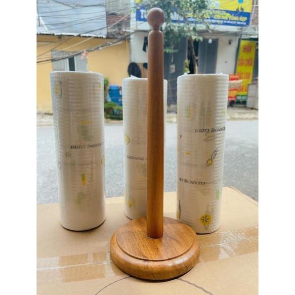 Cọc Gỗ Cắm Cuộn Giấy Lau Đa Năng Nhà Bếp Chắc Chắn s12