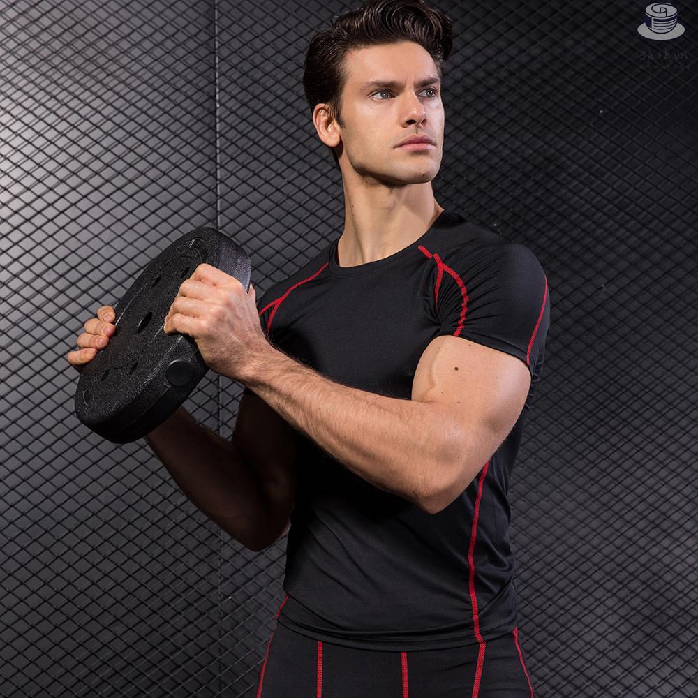 Set 3 áo thun thể thao ngắn tay thấm hút mồ hôi nhanh dành cho nam