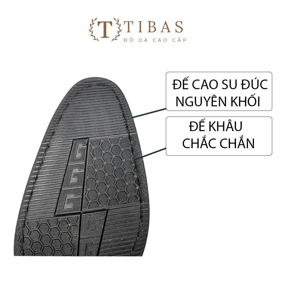 Giày Tây Da Nam Cao Cấp TIBAS, Giày Công Sở Da Bò Nguyên Tấm- 8903