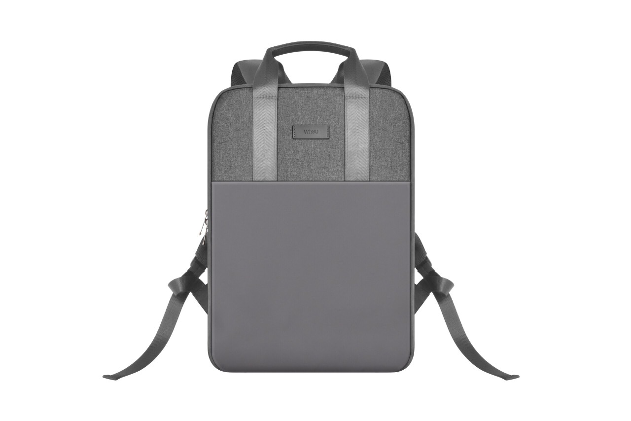 Balo chống thấm nước Wiwu Minimalist Backpack 15.6 inch làm bằng vât liệu chịu nước Polyester, có ngăn để máy tính riêng - Hàng chính hãng