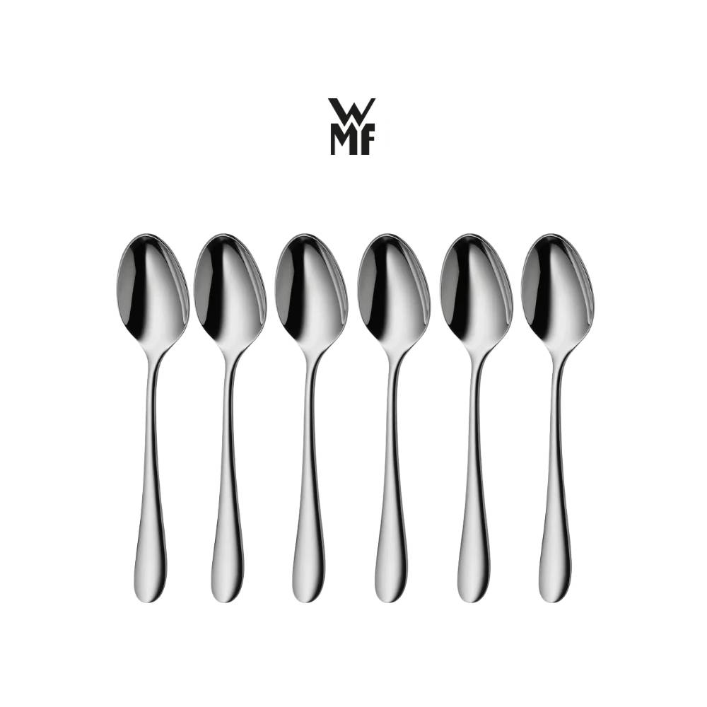 Bộ 6 thìa pha trà WMF Merit Cromargan Protect 13,6cm hàng chính hãng