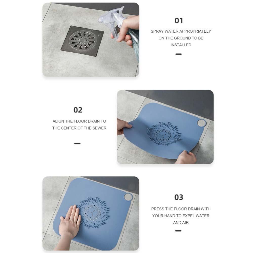 Tấm thoát nước để sàn lọc tóc chống tắt nghẽn bằng silicone