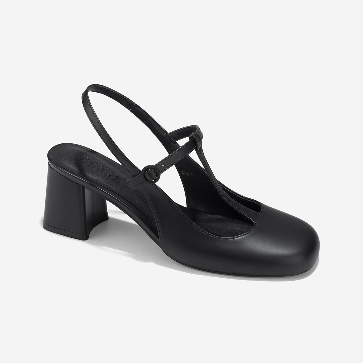 Vascara Giày Slingback T-Strap Cách Điệu - BMN 0676