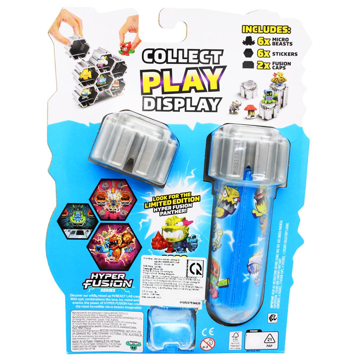 Đồ Chơi Phòng Thí Nghiệm Series 3 - 6 Sinh Vật - MrBeast Lab 24784 (Mẫu Sản Phẩm Giao Ngẫu Nhiên)