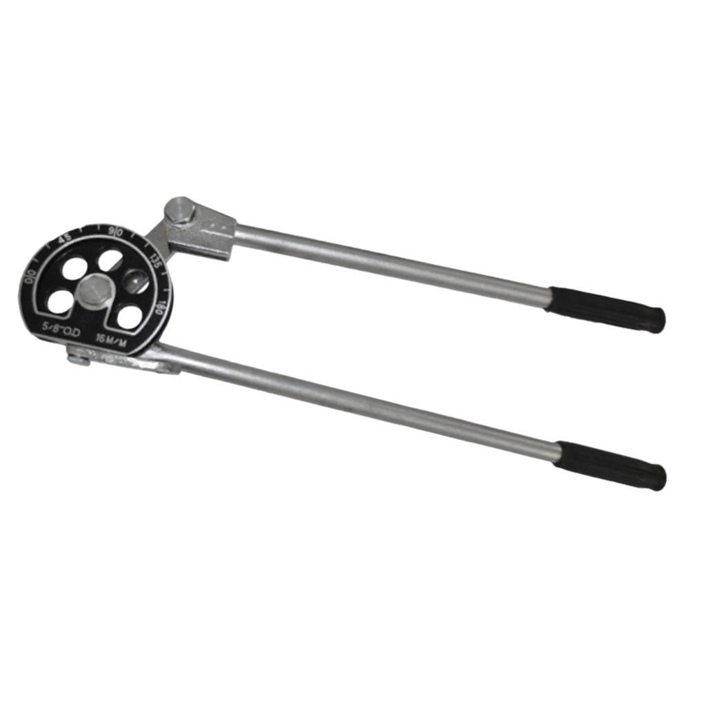 5/8 '' 3-in-1 Tube Bender, Heavy Duty Aluminum Alloy Pipe Bending Tool, 180 Degrees