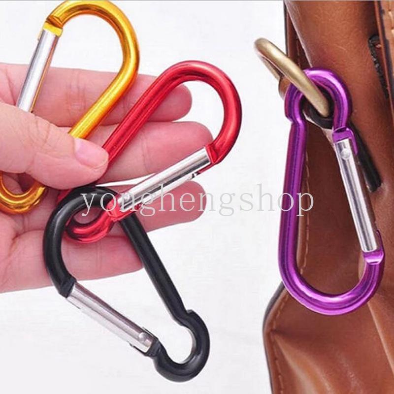 Móc Khóa Carabiner Mini Bằng Hợp Kim Nhôm Gắn Bình Nước Tiện Dụng