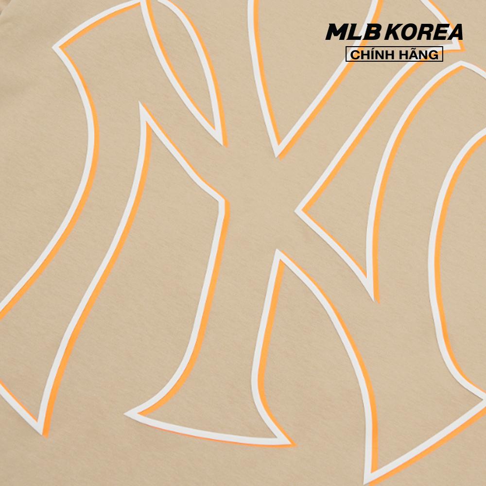 MLB - Áo thun unisex cổ tròn tay ngắn Basic Mega Logo 3ATS33023-50BGS