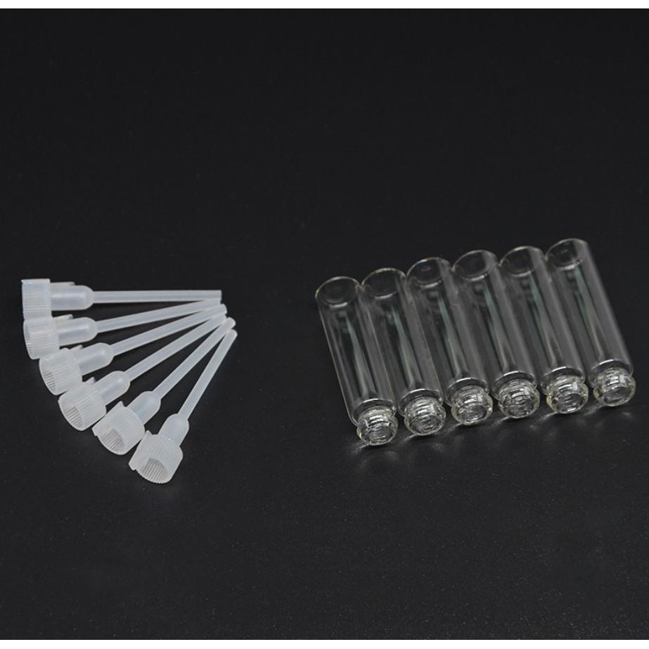 Chai thủy tinh chiết mẫu thử nước hoa vial 1ml 2ml - lọ mini không chứa dung dịch