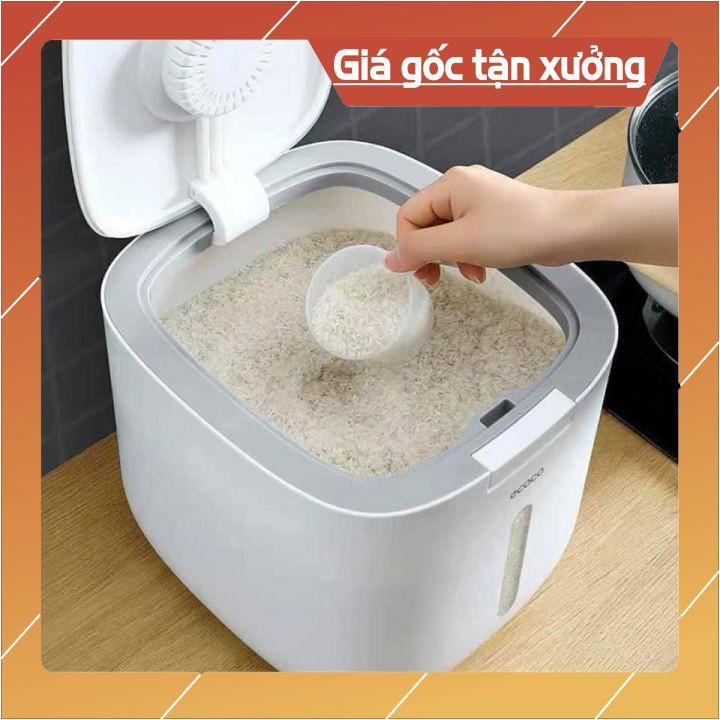 Thùng đựng gạo Ecoco thông minh chống ẩm cao cấp dung tích 10L