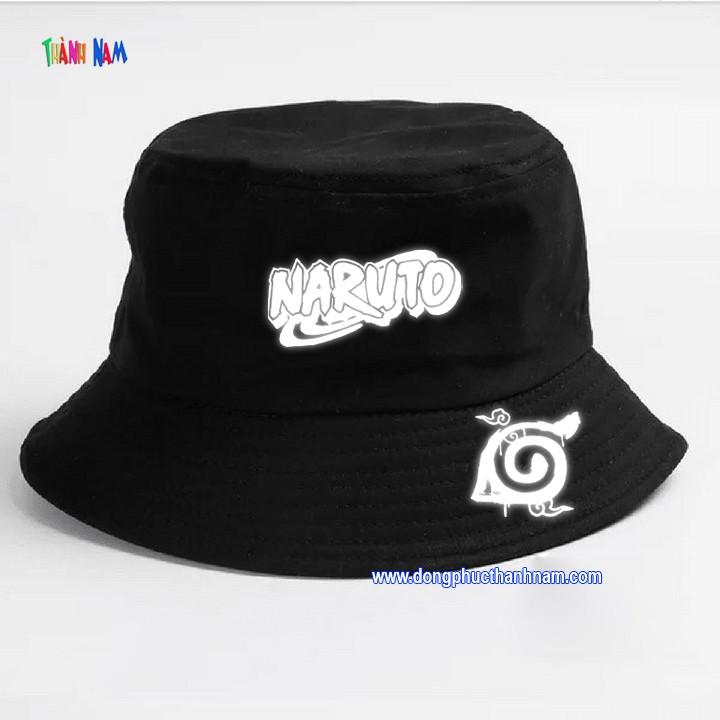 mũ bucket Naruto phản quang , mũ tai bèo Naruto, mũ rộng vảnh, nón naruto phản quang