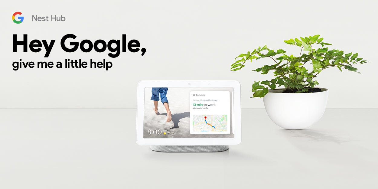 Màn Hình Thông Minh Google Nest Hub Gen 2 2022 Tích Hợp Trợ Lý Ảo - Hàng Nhập Khẩu