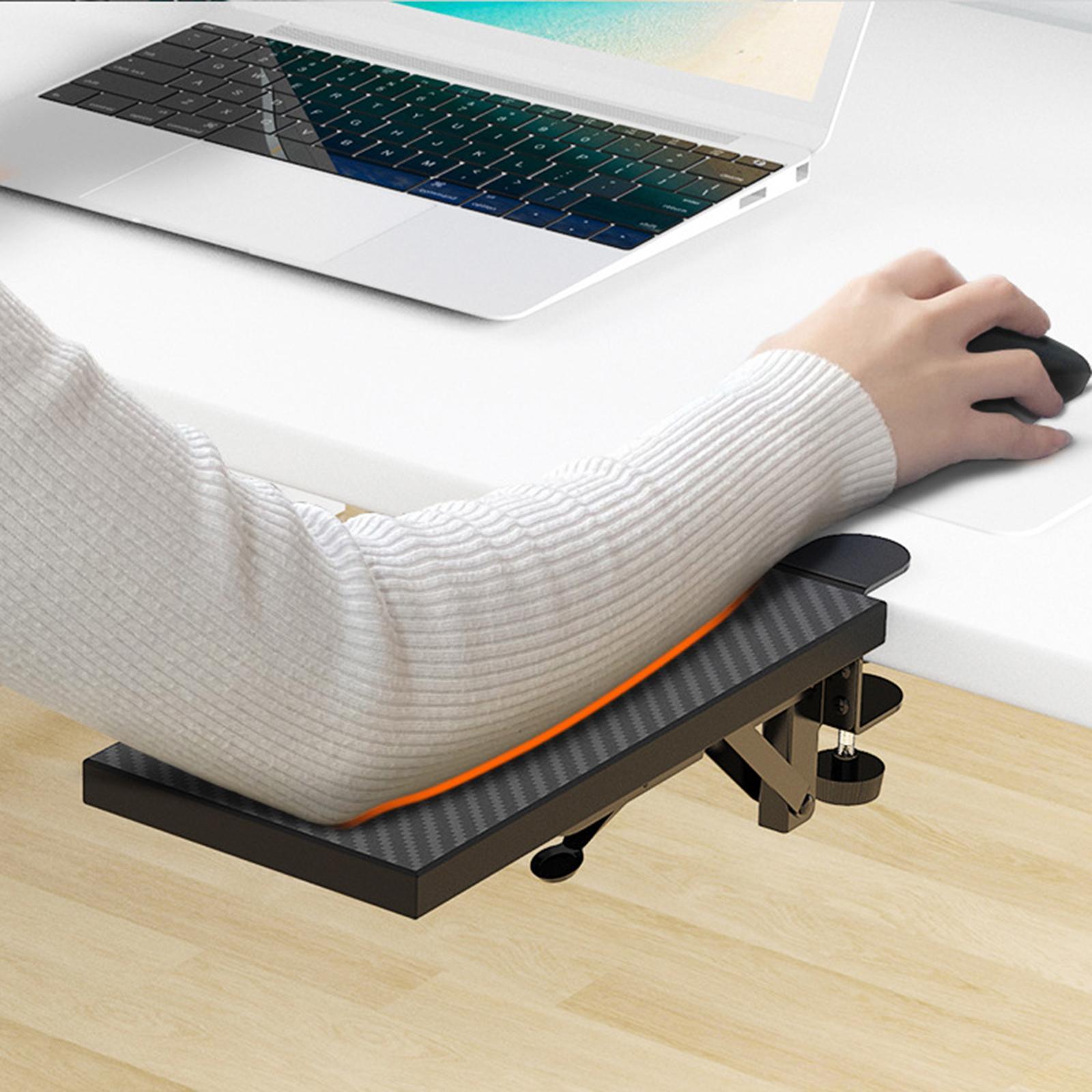 Foldable Ergonomic Desk Extender Tray Computer Elbow Arm Support Rest