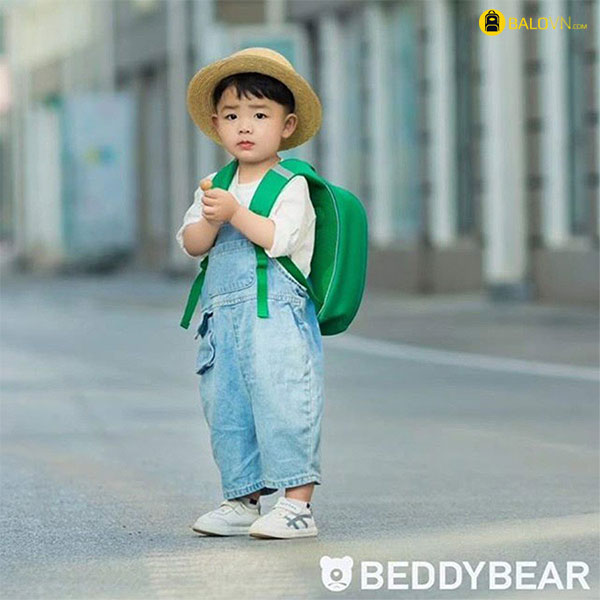 Balo BEDDY BEAR Cho Bé Từ 2 Tuổi học Mẫu giáo Mầm non (Thiết Kế Dây Cài Chống Thất Lạc)