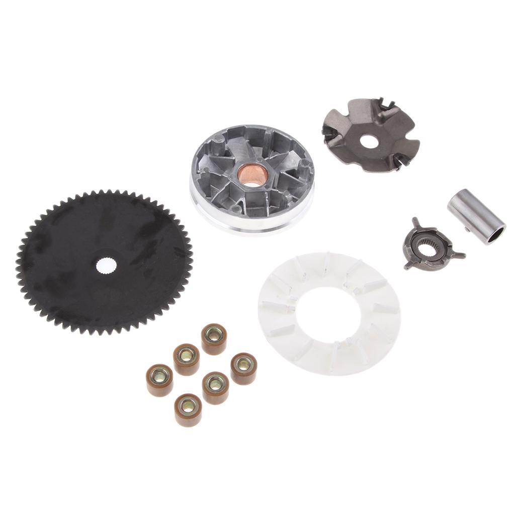 Roller Fan Clutch Variator for GY6 49 50cc Engine Scooter Moped ATV GO KART