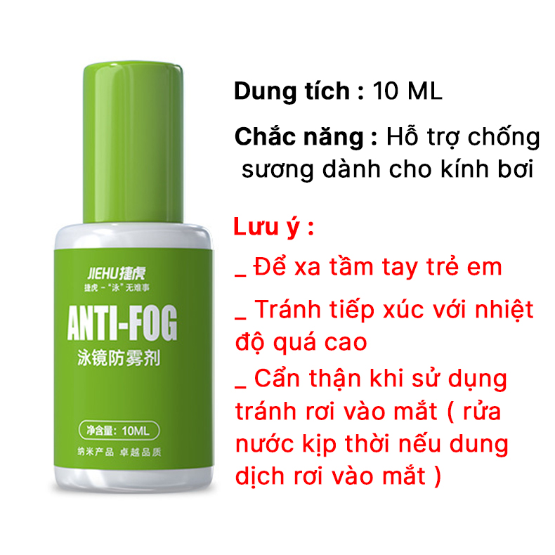 Dung Dịch Chống Sương Mờ An Toàn Sử Dụng Dung Dịch Chống Sương Cho Kính 10ml Nhỏ Gọn Tiện Lợi Cleacco Boro Sport