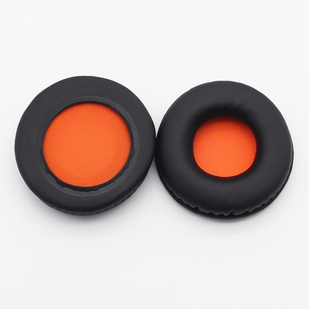 Headphone Ear Pads Cushions Replacement for , Black+Orange