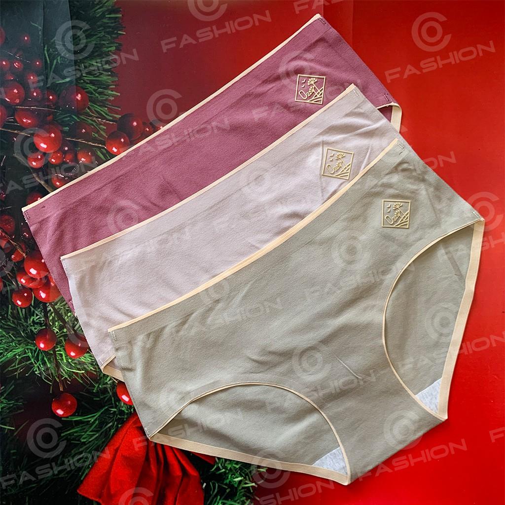 Quần Lót Nữ Q02 Mã O2 Cotton Y Tế Với Đáy Kháng Khuẩn Ép Không Đường May Mặc Thoải Mái Mặc Trong Váy Không Lằn - giao màu ngẩu nhiên