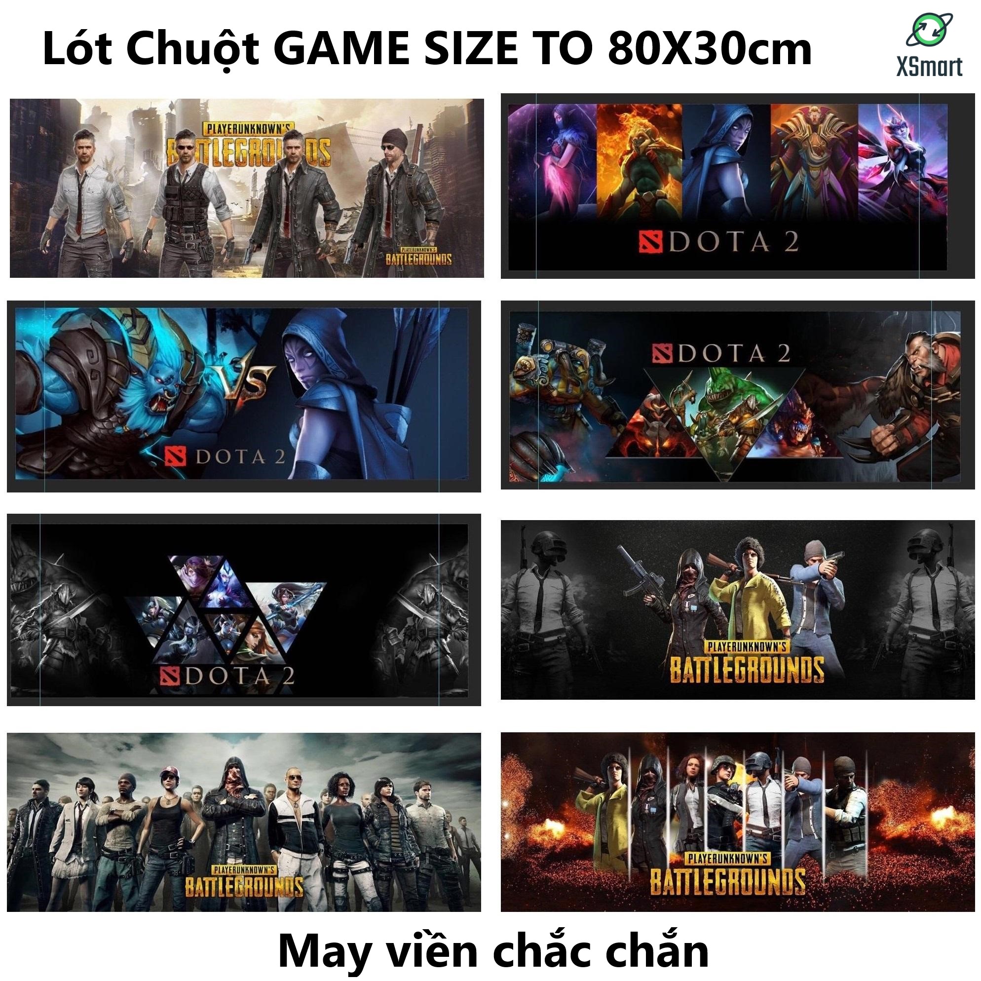 Bàn di chuột khổ Lớn XSmart Totoro Doremon Pubg – Lót Pad cỡ To 80x30 cm GIAO NGẪU NHIÊN - Hàng Chính Hãng