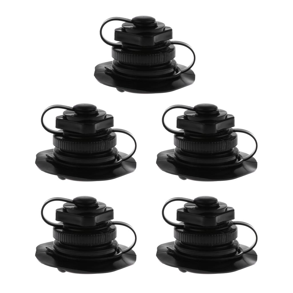 5 Pieces Durable Screw Air Plug Cap for Inflatable Boat Raft Kayak Airbed